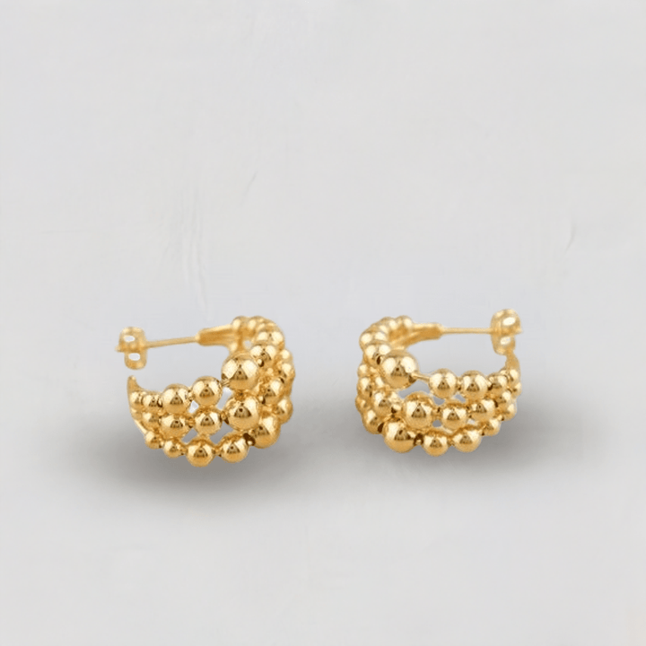 Beaded C Earrings - Stoney Claire