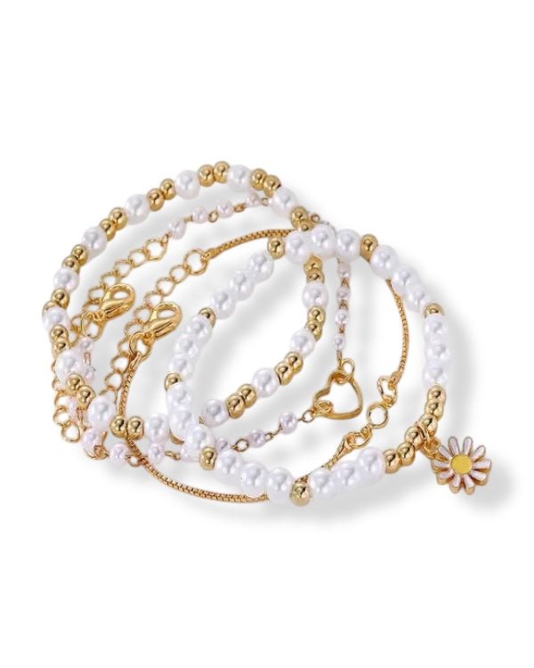 Daisy Love 4 - Piece Bracelet Set - Stoney Claire