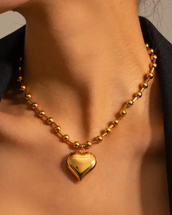 Heart of Gold Necklace - Stoney Claire